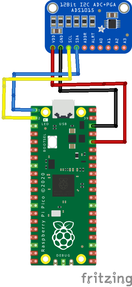 rp2040 and ADS1015