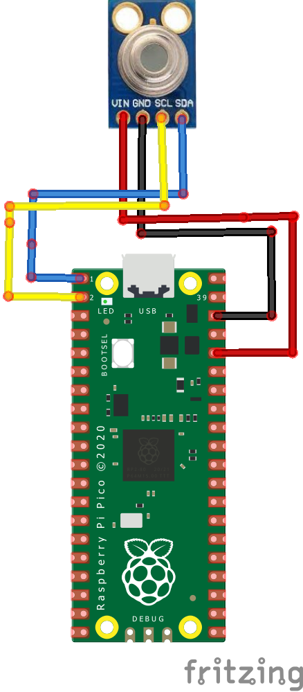 rp2040 and MLX90614