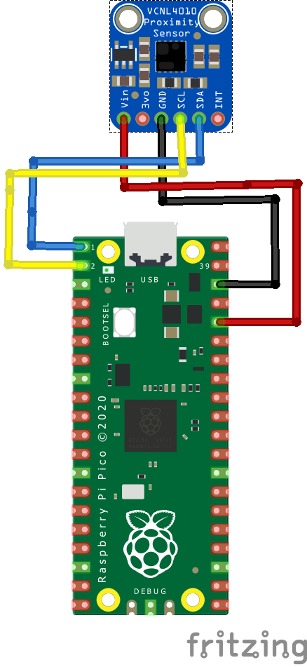 rp2040 and VCNL4010