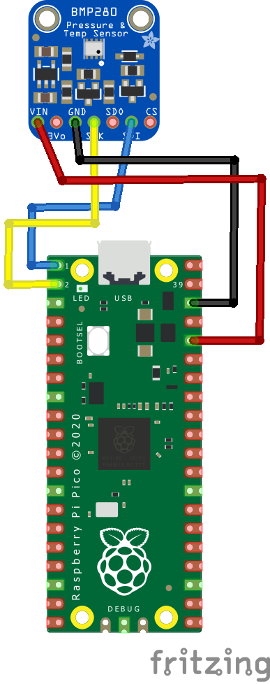 rp2040 and bmp280