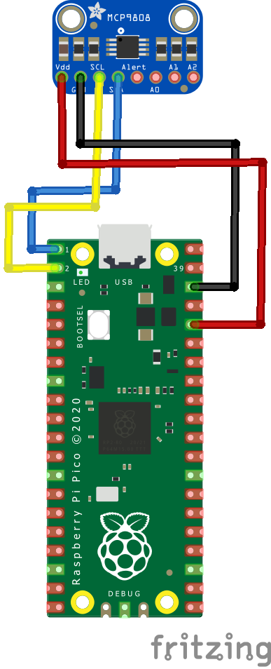 rp2040 and mcp9808