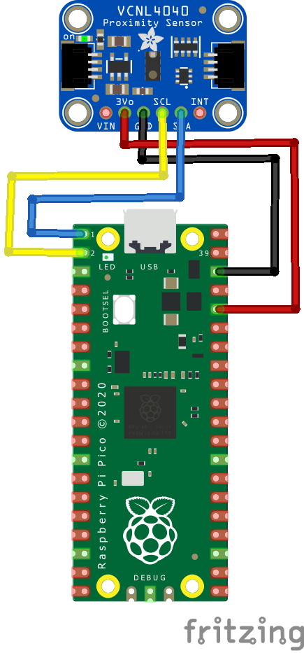 rp2040 and vcnl4040