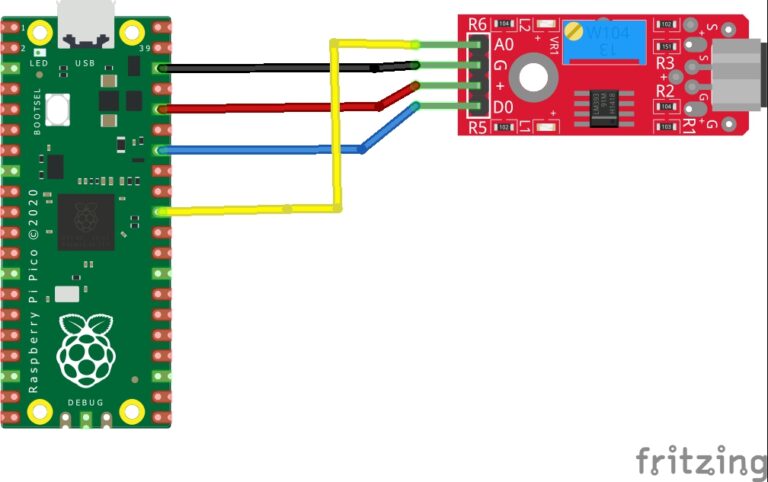 A Raspberry Pi Pico and KY-037 High Sensitivity Sound Detection Module ...